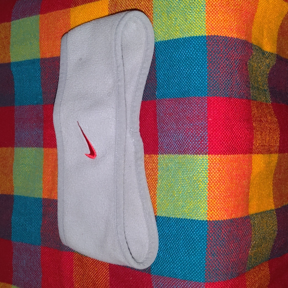 Vintage Y2k Nike Swoosh Fleece Headband